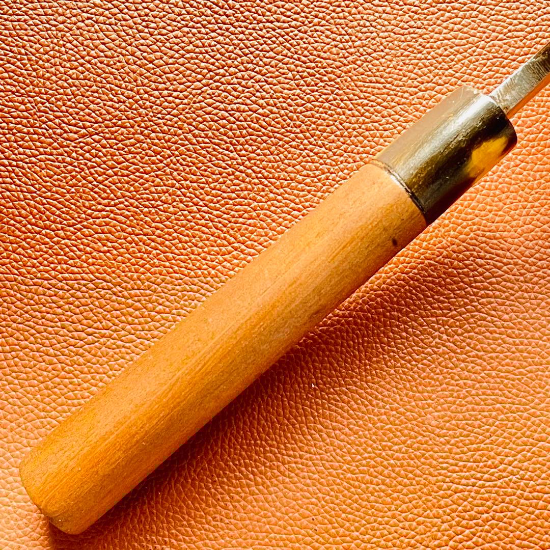 正本作　水牛柄付　大出刃包丁　刃渡り　205mm　手研ぎ済み