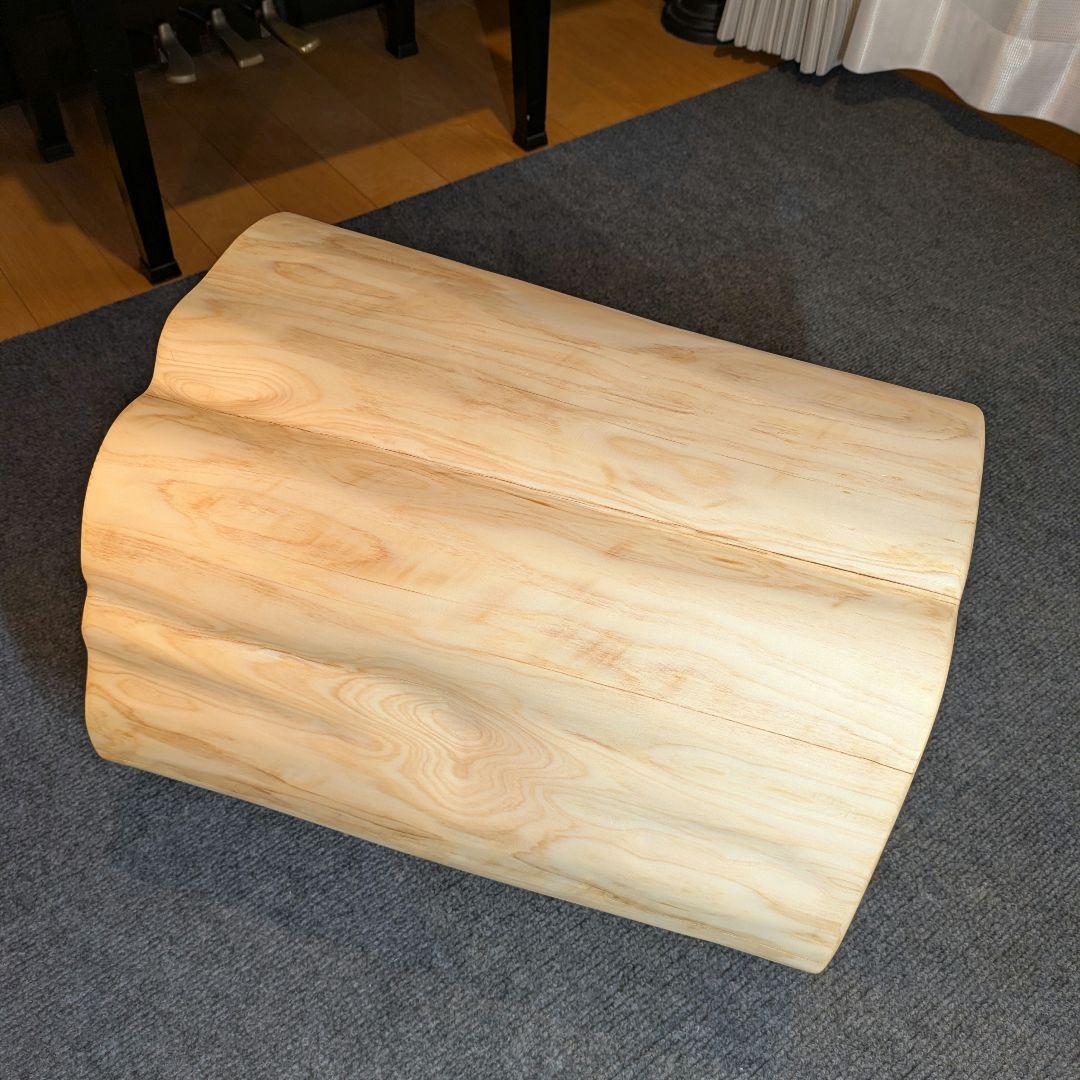 3104　　檜　切り株　丸太　椅子　 スツール　高さ約42.5cm