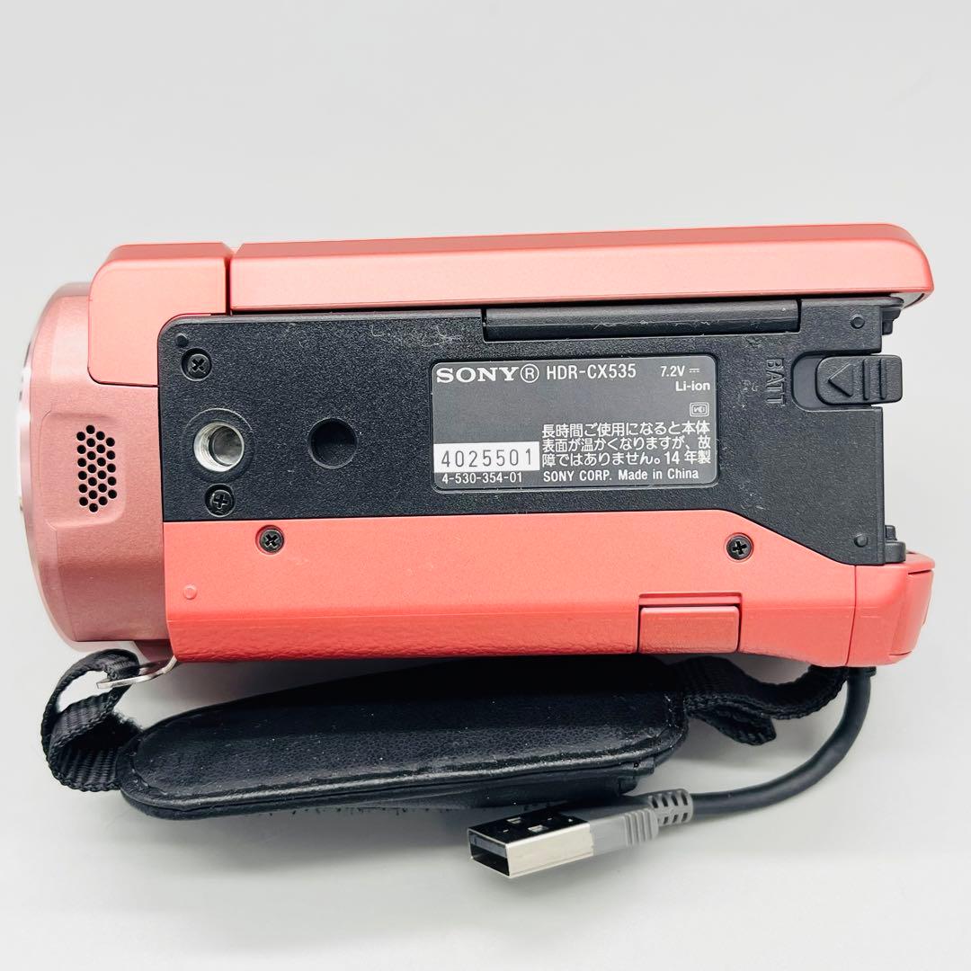 【美品】SONY HANDYCAM HDR-CX535 ピンク