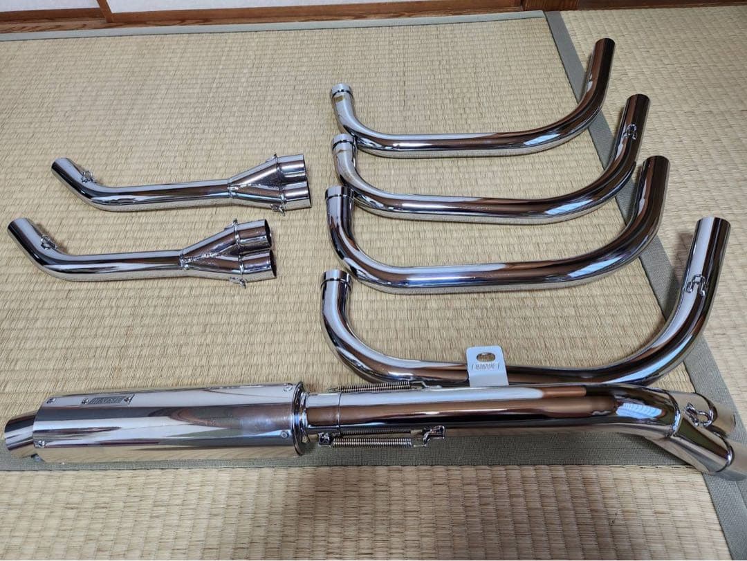 CBX550 ベース管BESEマフラー