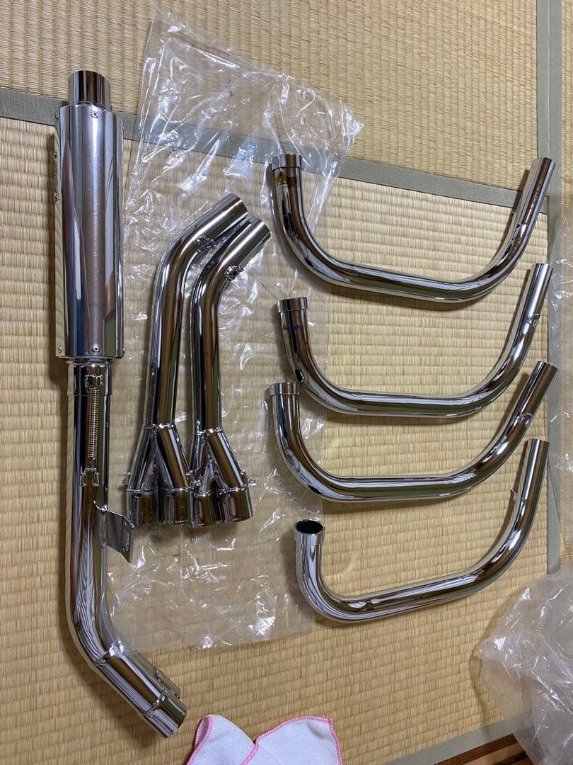 CBX550 ベース管BESEマフラー