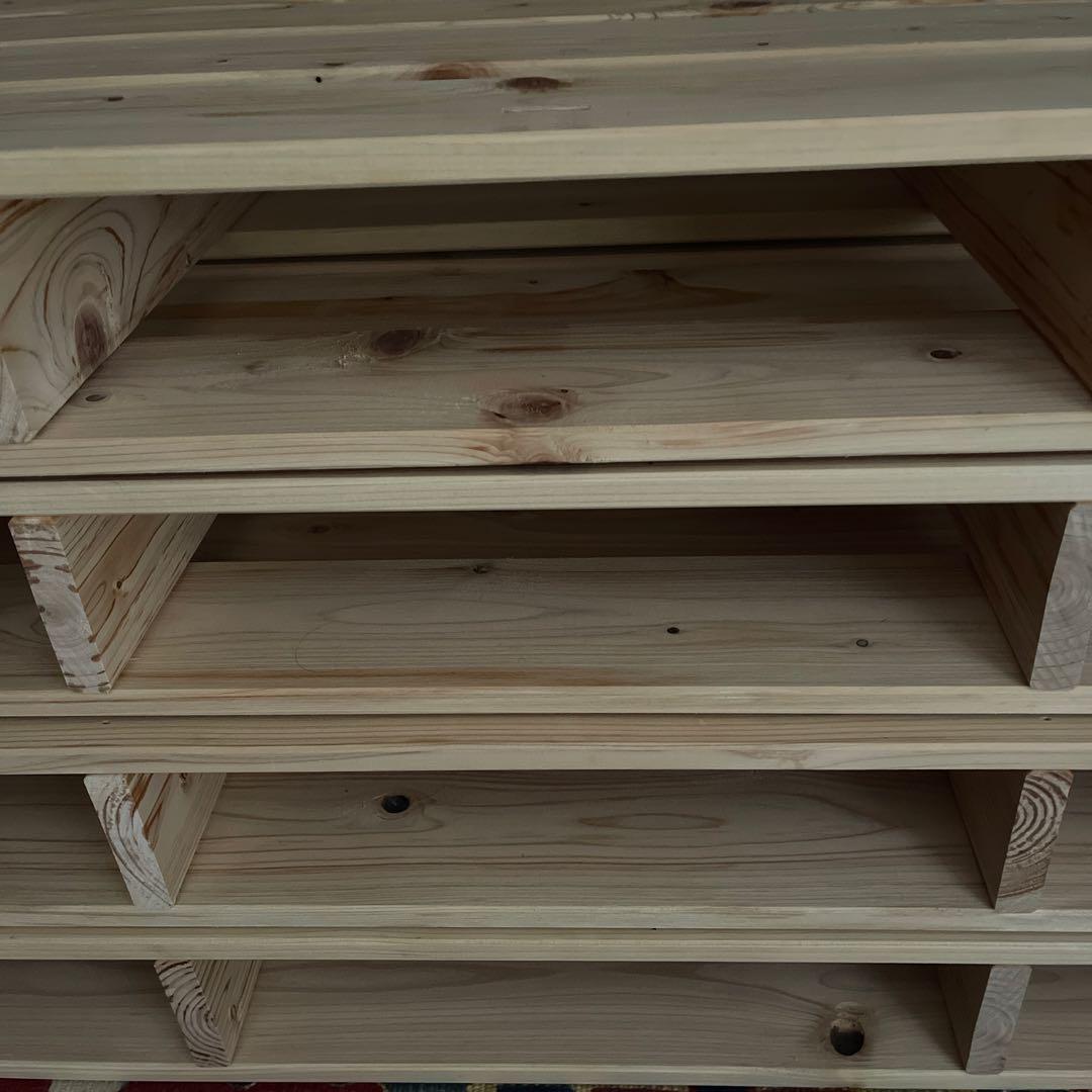 源ベッド国産ひのきパレットベッド　シングルサイズ（木製パレット4枚組）パレット