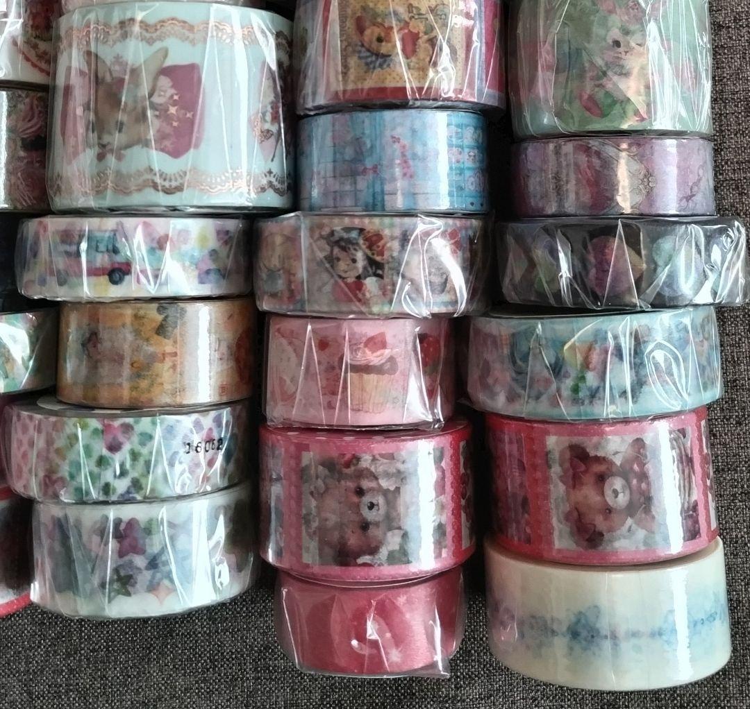 クリームピーチ Dreamin' Tiny Pets 等 マステ 47本セット