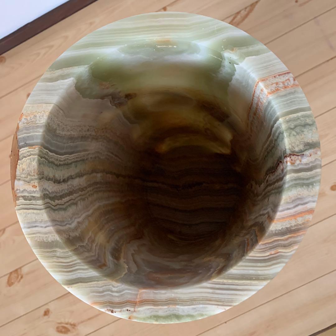 大理石　傘立て　オニキス　瑪瑙