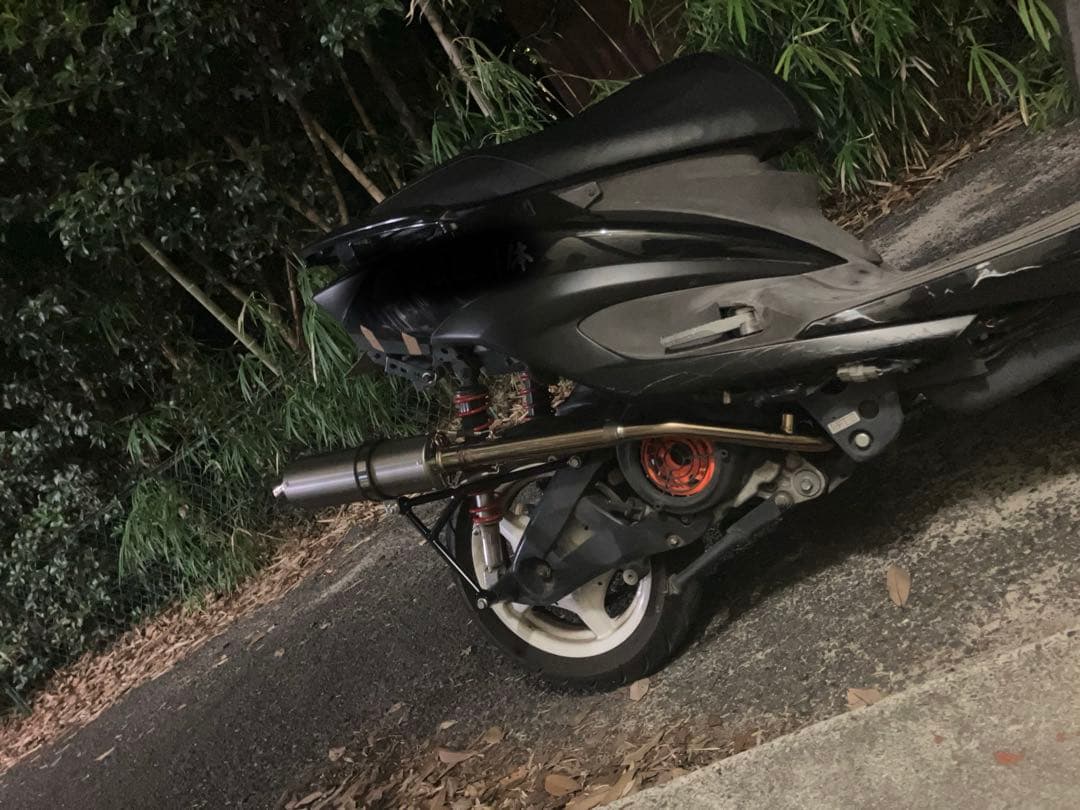 シグナスx se44j ボアアップ用ガレージバル製マフラー