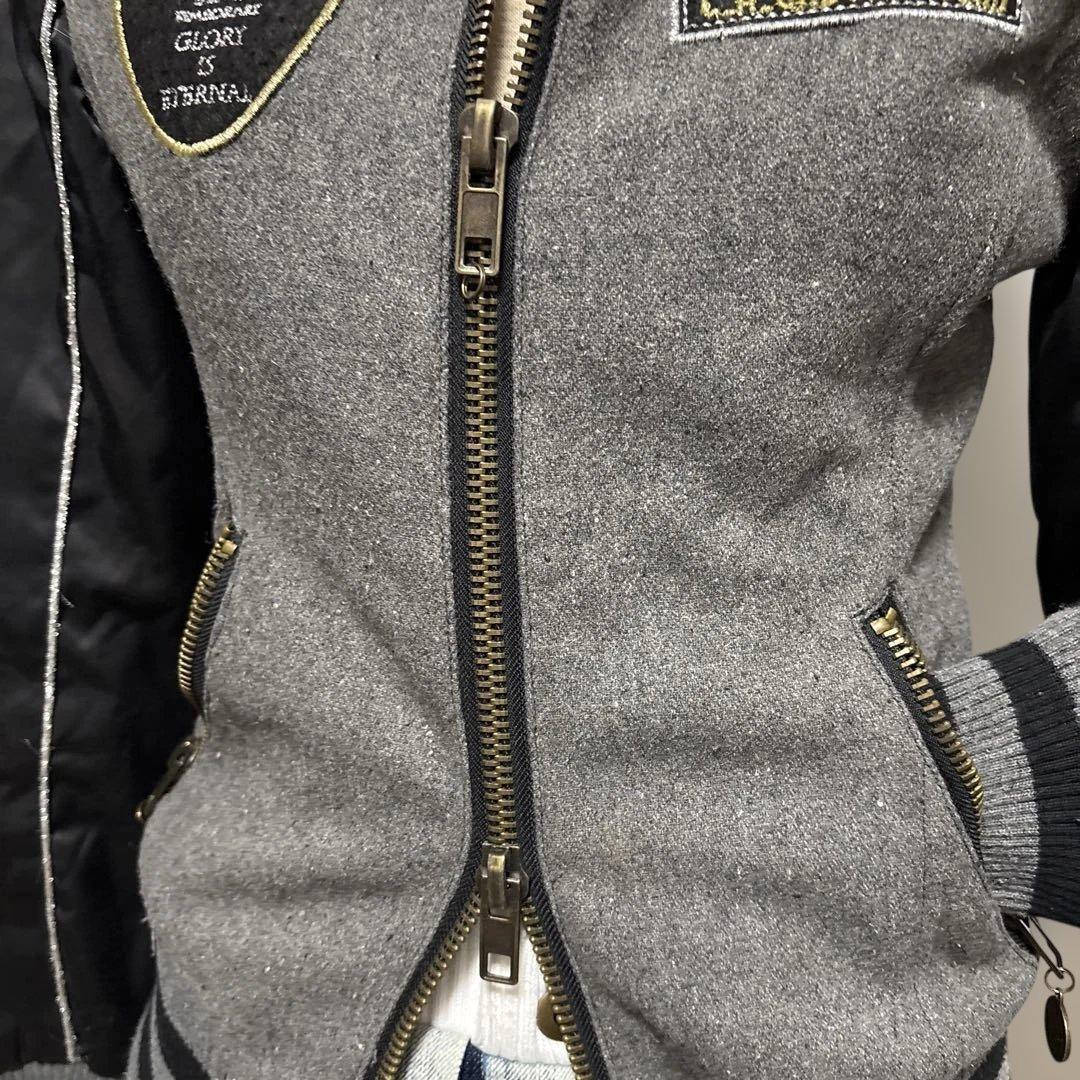 当時物　d.i.a. スカジャン　刺繍　ドクロ　スカル　ジャケット　平成ギャル