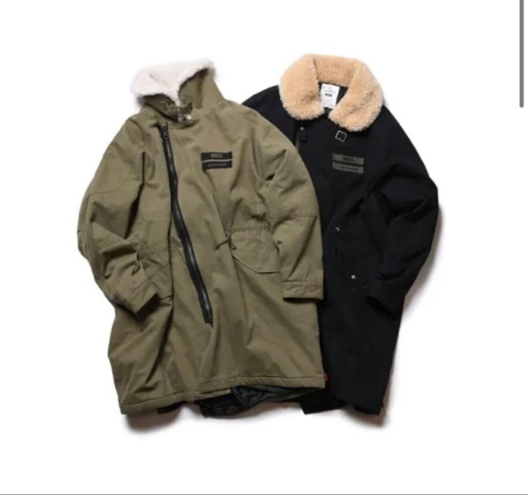 ジャケット・アウター VIRGOwearworks BOA COLLAR 2WAY MILYCOAT