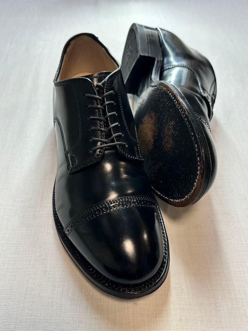 【極美品】ALDEN BLACK CORDVAN CAPTOE 7H 56251