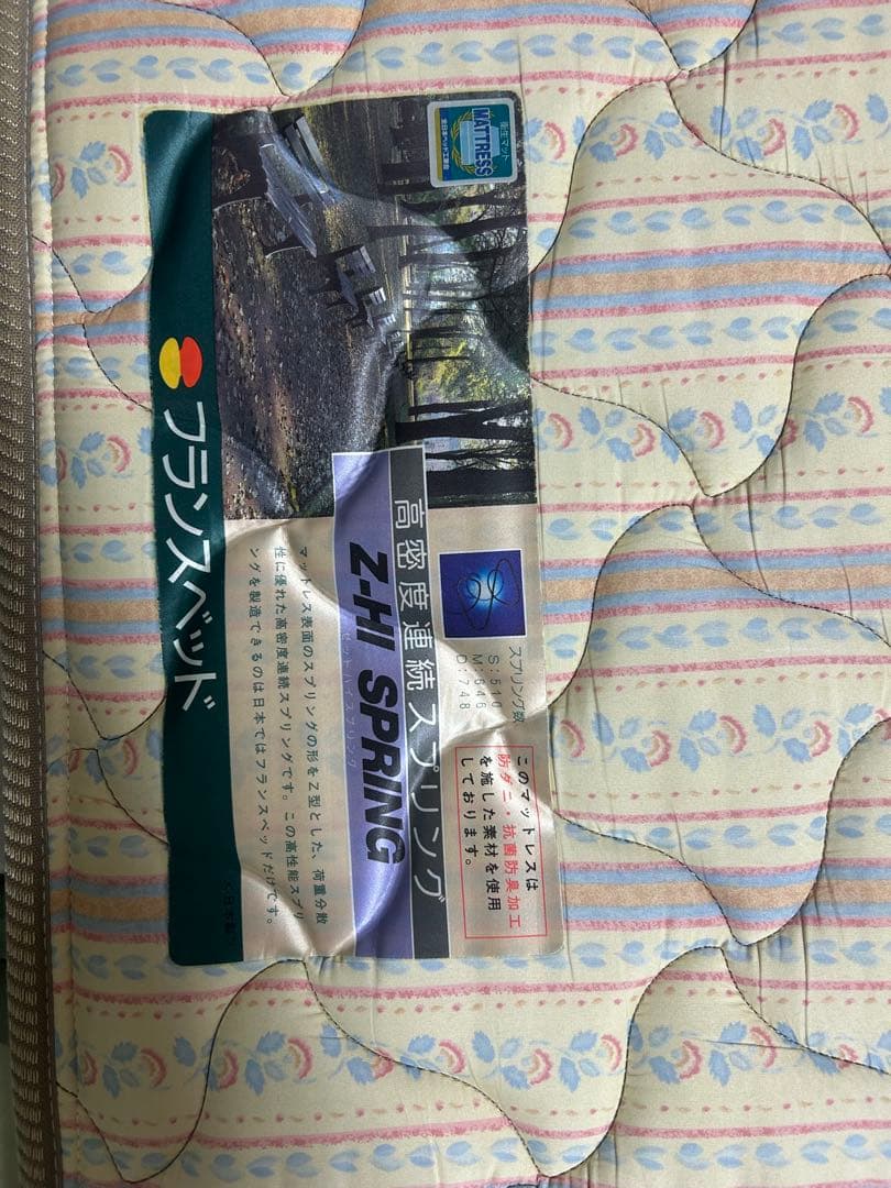 シングルマットレス　フランスベッド Z-HI SPRING