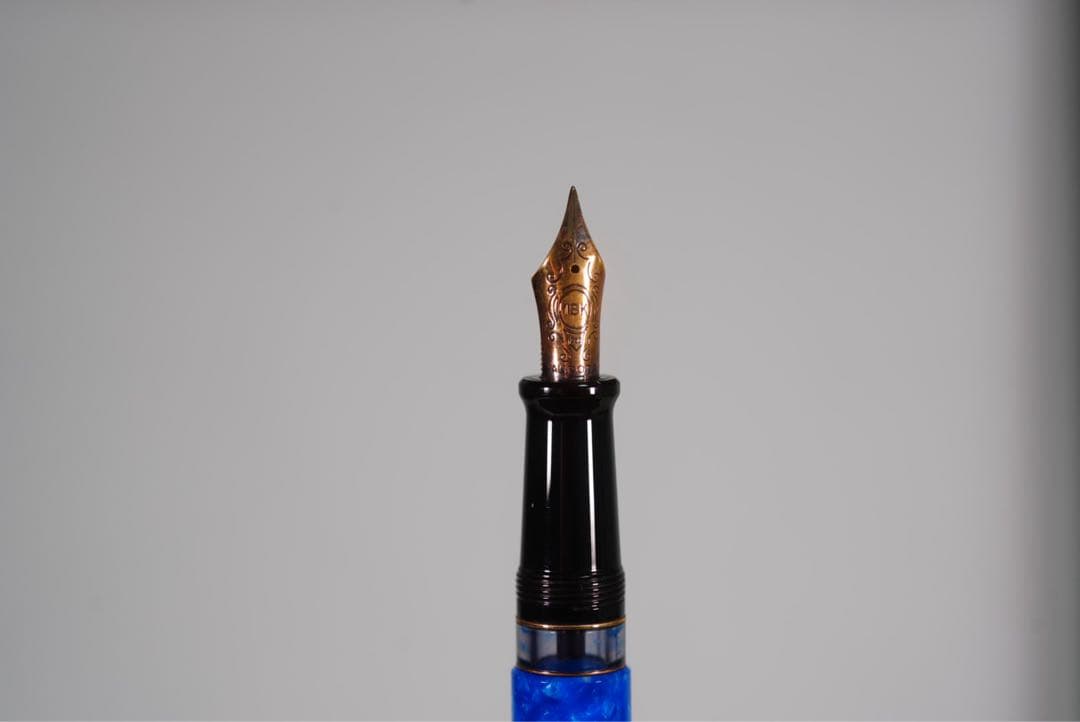 AURORA アウロラ HIMALAYA ヒマラヤ 万年筆 EF 美品