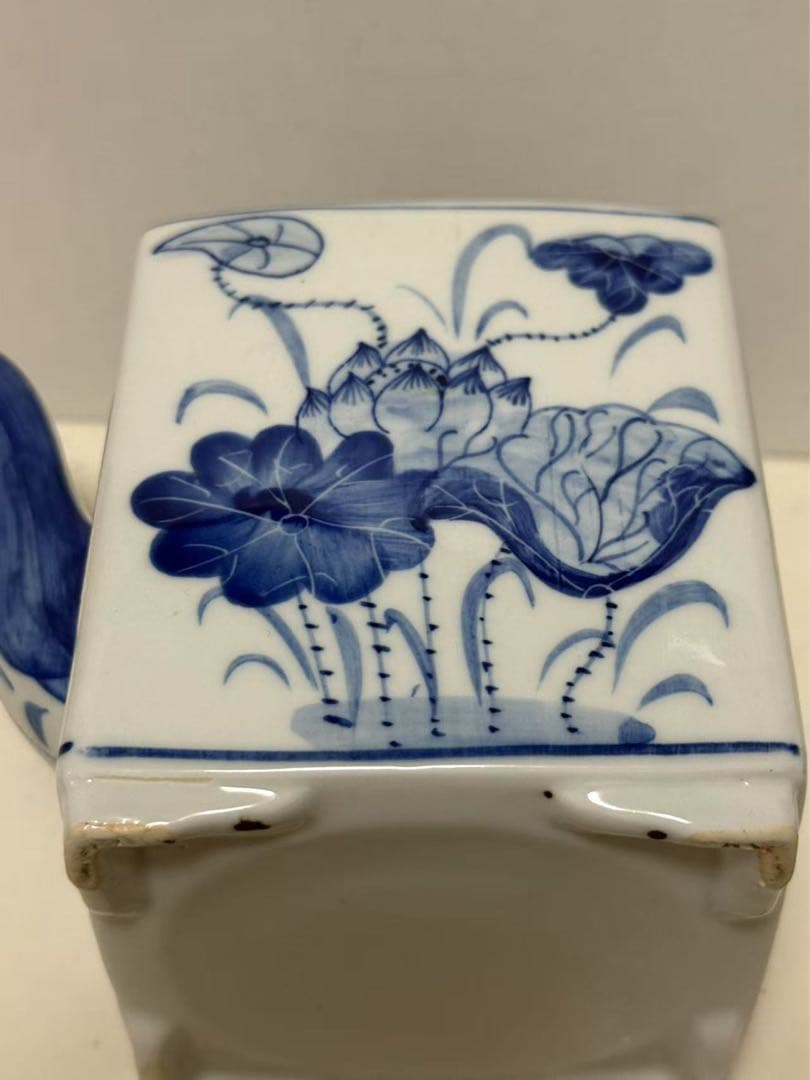 染付 急須 茶器 骨董