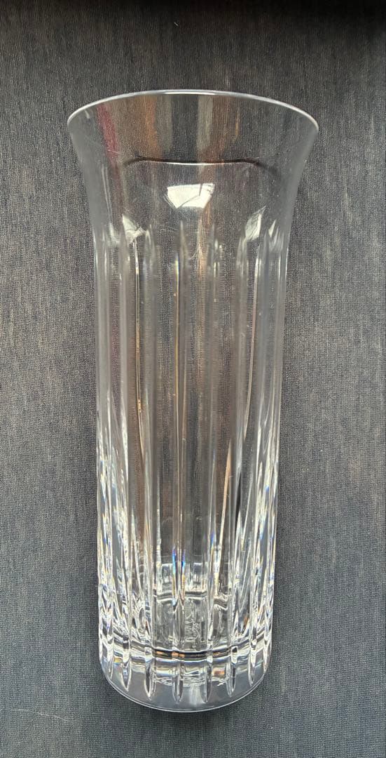 【値下げ】【新品 未使用】Baccarat クリスタル フローラベース 18cm