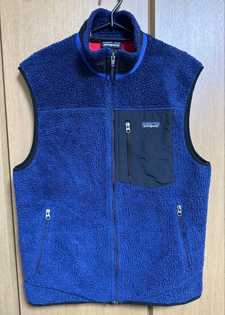 patagonia パタゴニア クラシックレトロX フリースベスト M ネイビー