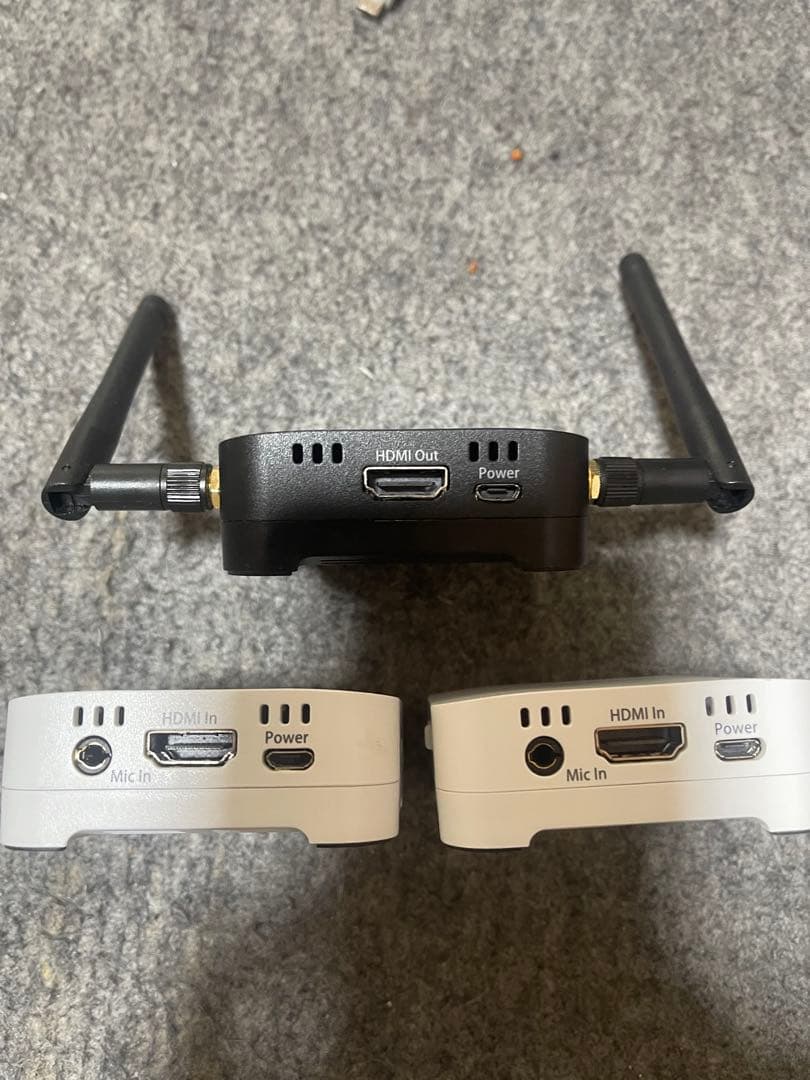 Simple Cast PTW-SPCASTRX 無線LAN中継機 黒白セット