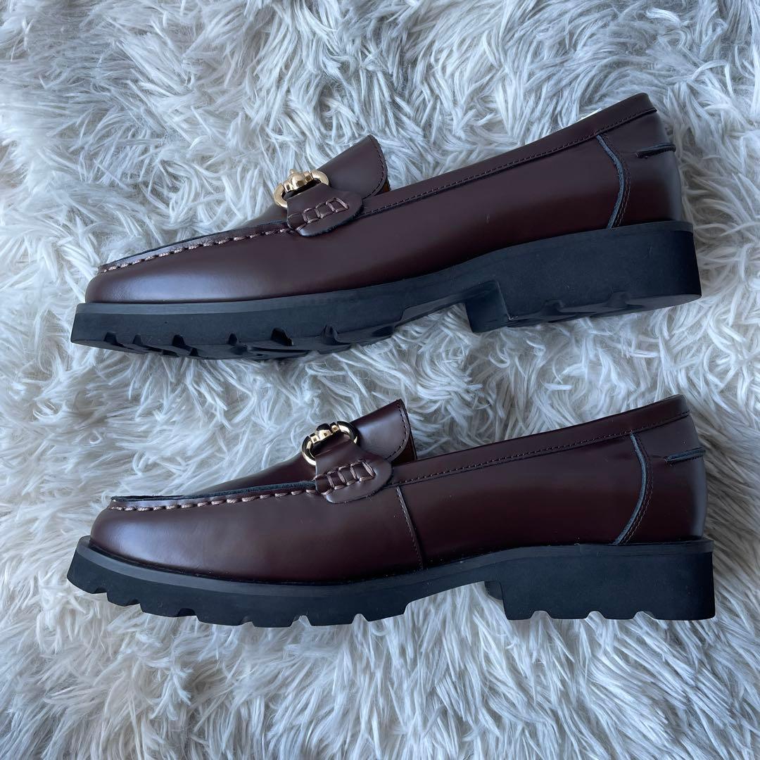 【未使用級】アルテサノス ビットローファー ブラウン系 39