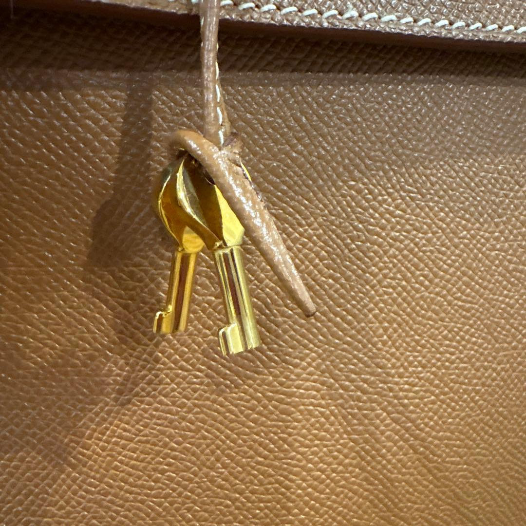 HERMES ブラウン ビジネスバッグ