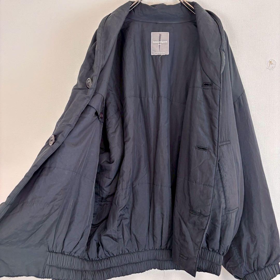 ◆イッセイミヤケ ナイロンジャケット 無地 シンプル アウター 着回ししやすい