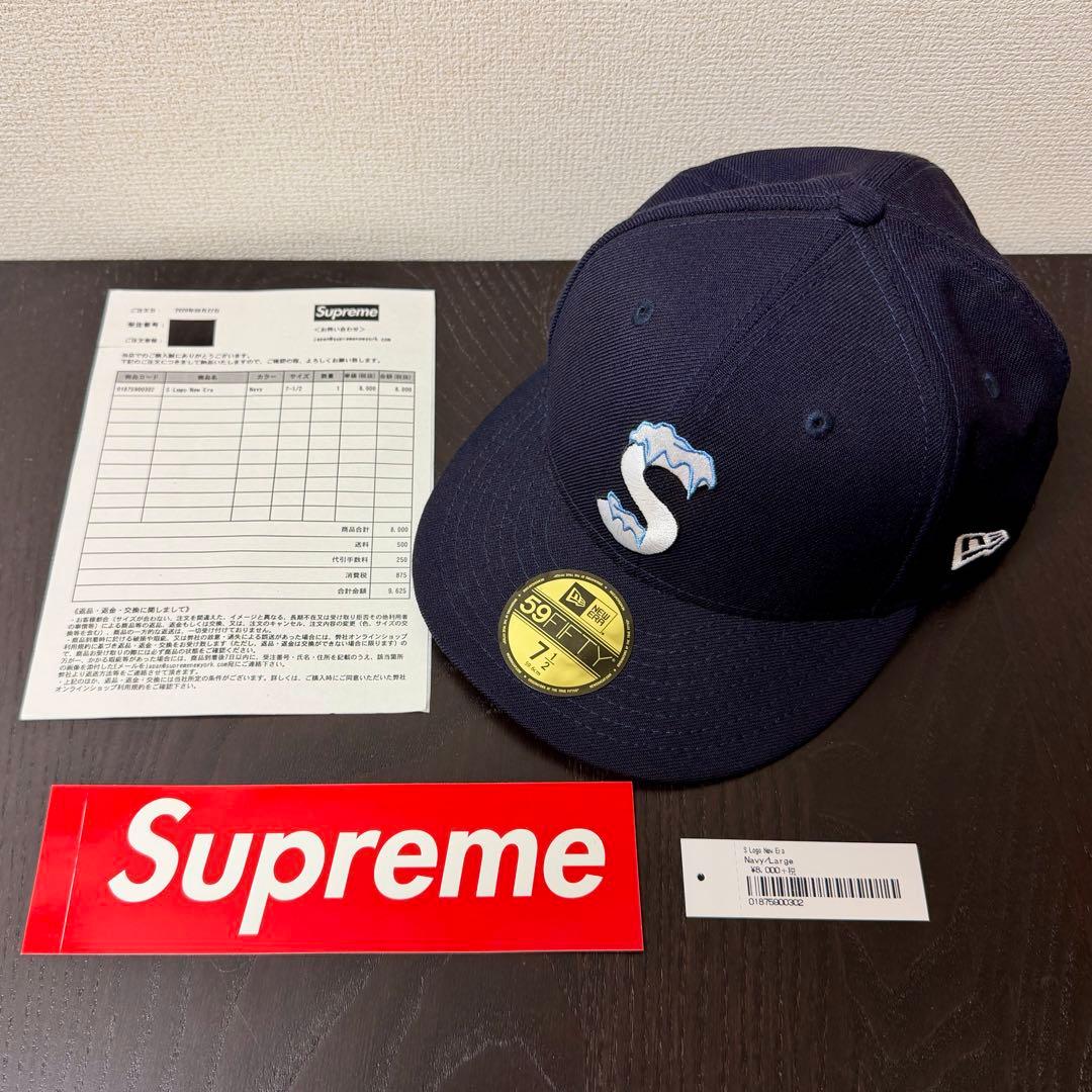 Supreme New Era キャップ Sロゴ