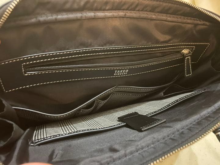 TAKEO KIKUCHI ビジネスバッグ 牛革　新品