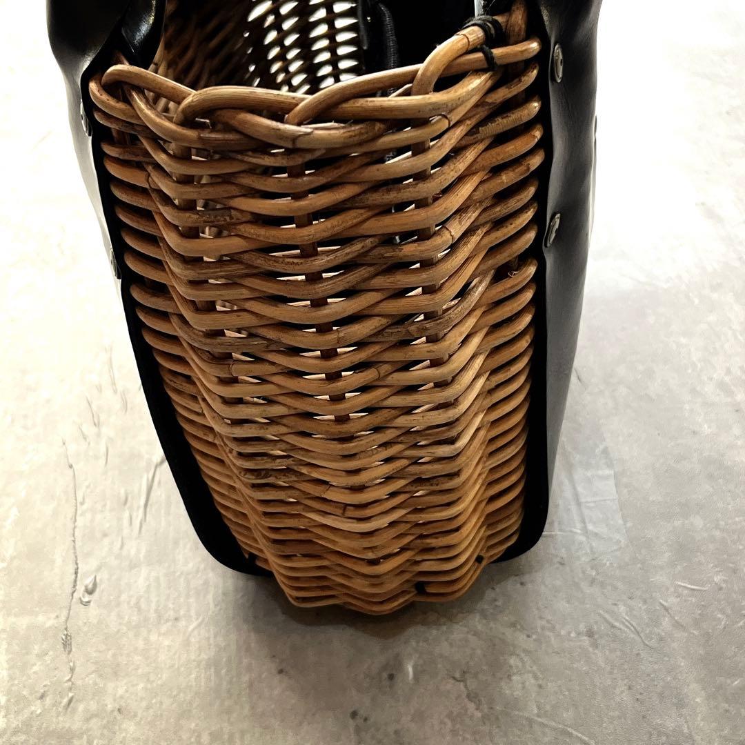 完売　18aw ヤマノコトバebagos エバゴス　オイルショルダー　カゴバッグ