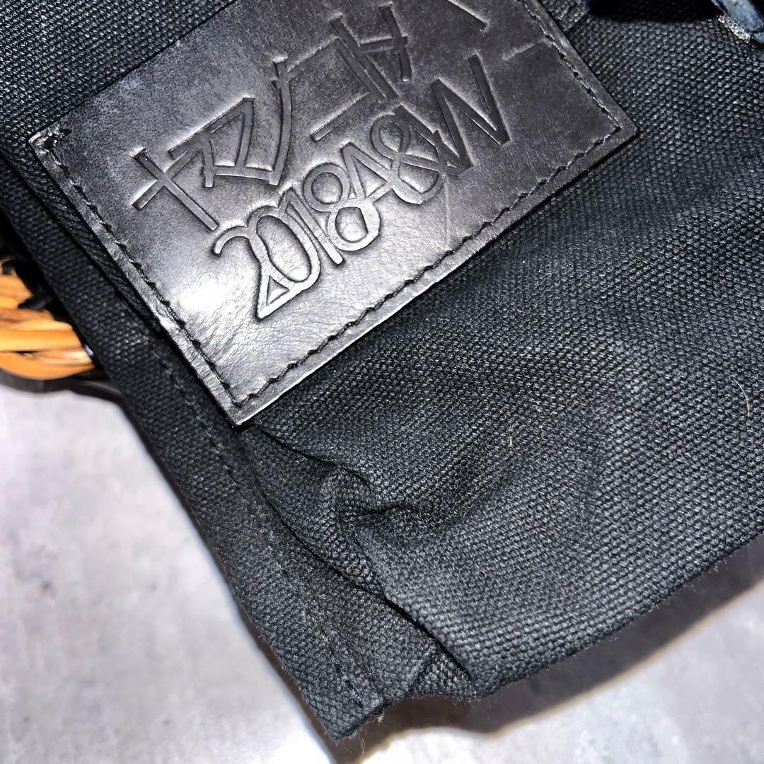 完売　18aw ヤマノコトバebagos エバゴス　オイルショルダー　カゴバッグ