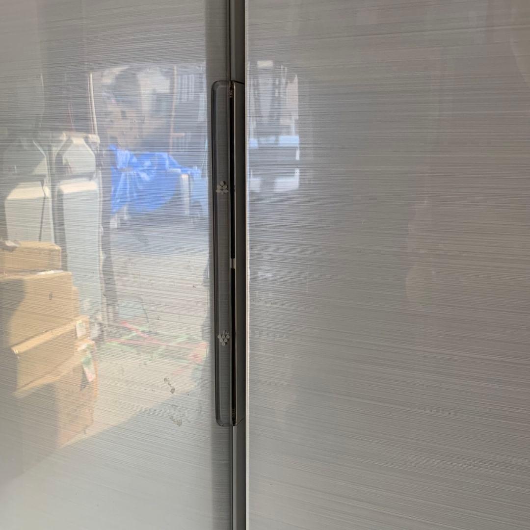 H073\" SHARP 6ドア冷凍冷蔵庫 SJ-PF46C-H 2017年製