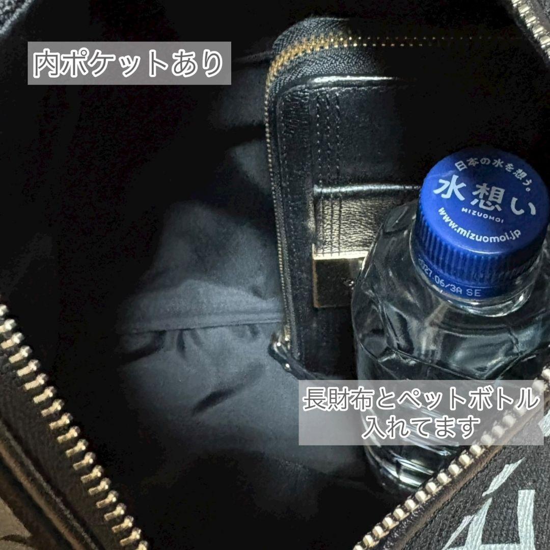 3way bag／ロゴ／blackleather