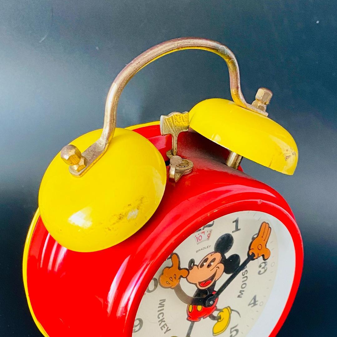 要OH/ブラッドレイ/BRADLEY【パイアイ ミッキーマウス】手巻き/置き時計