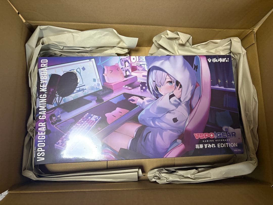 【即購入OK】VSPOGEAR GAMING KEYBOARD 花芽すみれ