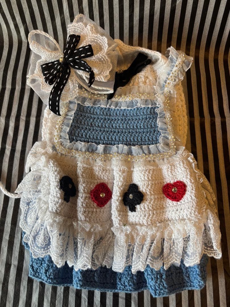 16◆アリス　エプロン　パピリーヒルズ　不思議の国のアリス