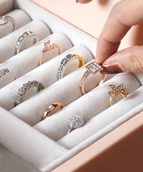 【新品】aimoha（アイモハ）メイク＆アクセサリー収納ボックス （ピンク）