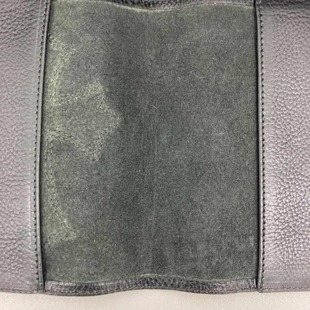 【新品】Chrome Hearts ブラックレザー パスポートケース