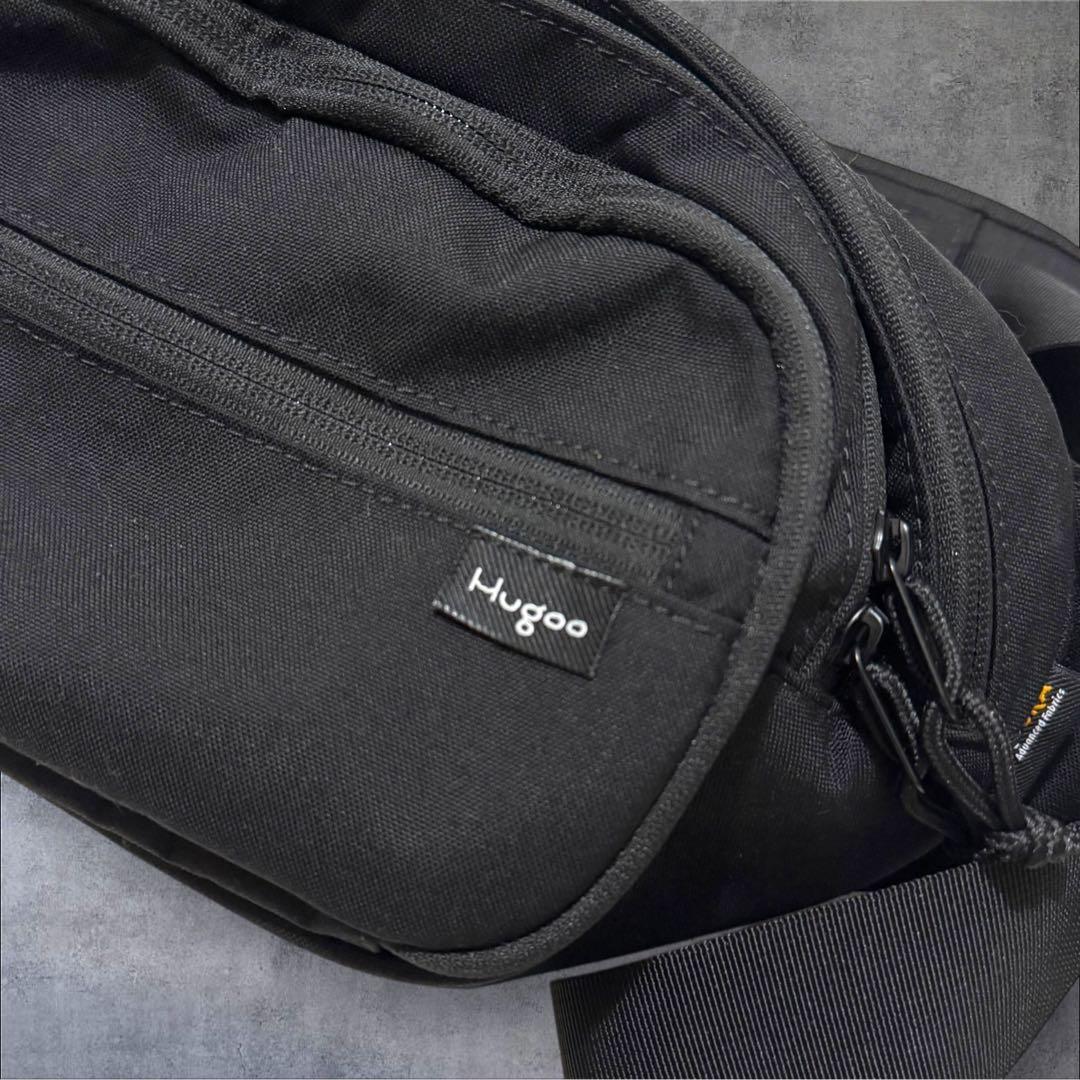 極美品✨ Huggo ハグー ヒップシート ウエストポーチ 黒 ナイロン