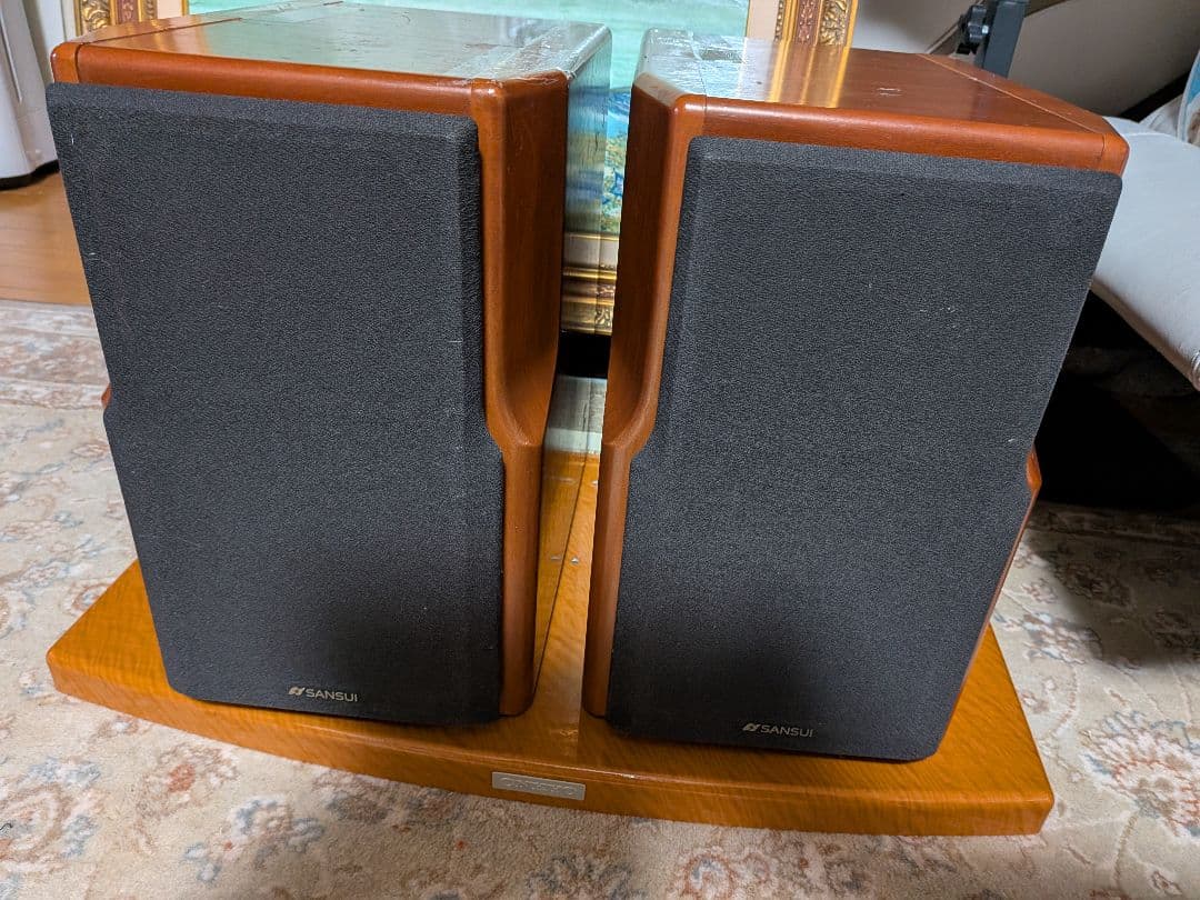 SANSUI ALF9 コンポ 2wayスピーカーリモコン、ケーブル、取説書付き