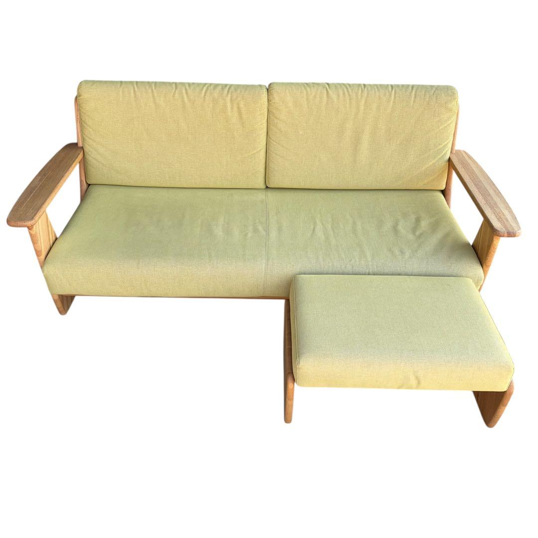 極美品 飛騨産業 baguette life バゲット ライフ 3人掛け ソファ