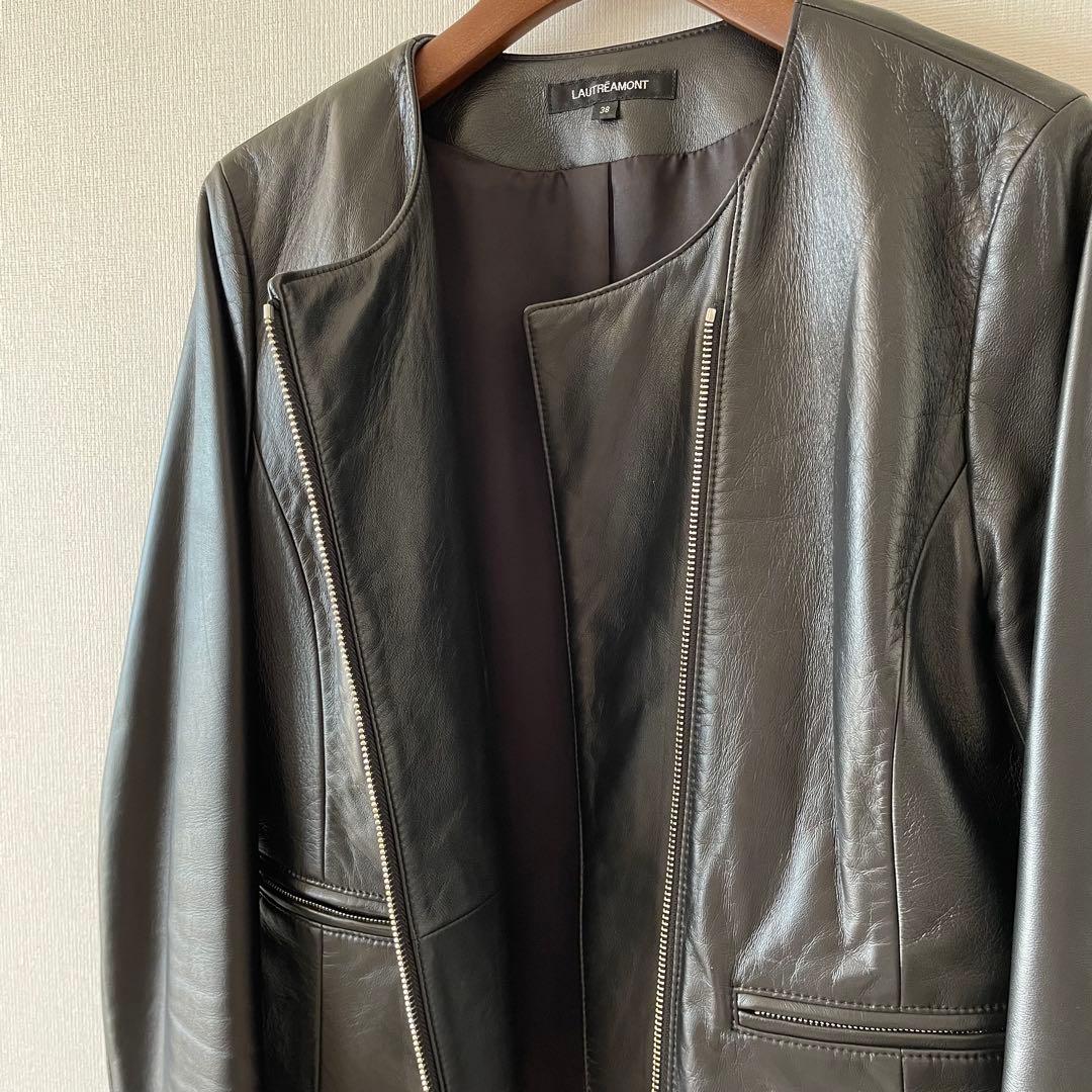 美品！ 羊革 ロートレアモン レザージャケット 38
