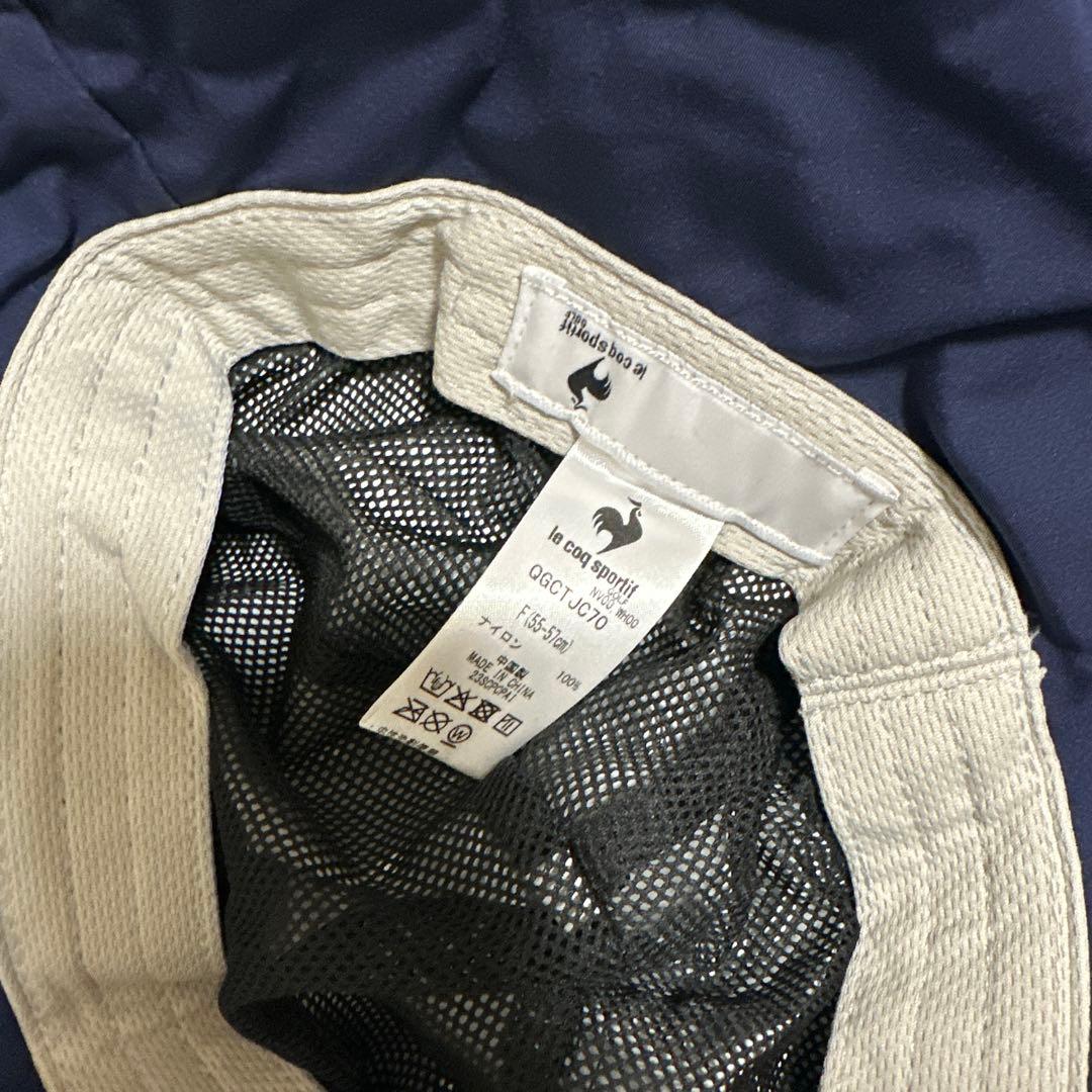 ルコック　ゴルフ　レインウェア・レインハット　M ネイビー