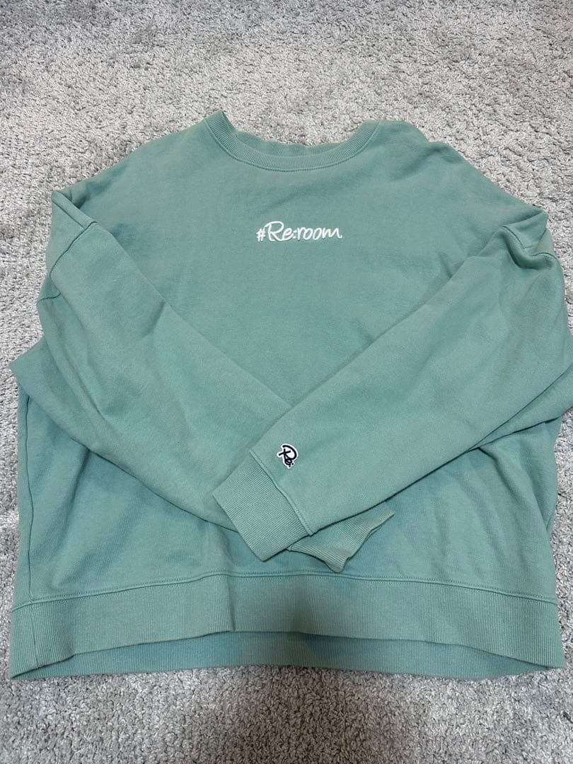 #Resroom ターコイズブルースウェットセットアップ　S
