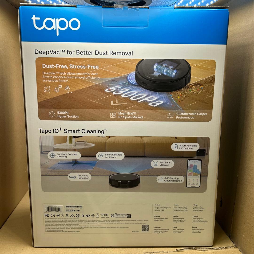 Tapo 薄型ロボット掃除機 TP-Link Tapo RV20 Max