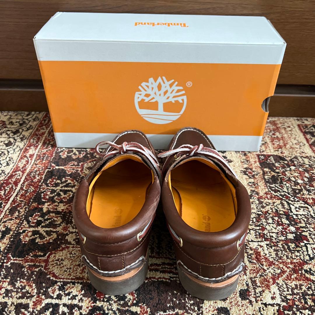 Timberland 3eye classic lug brown ローファー