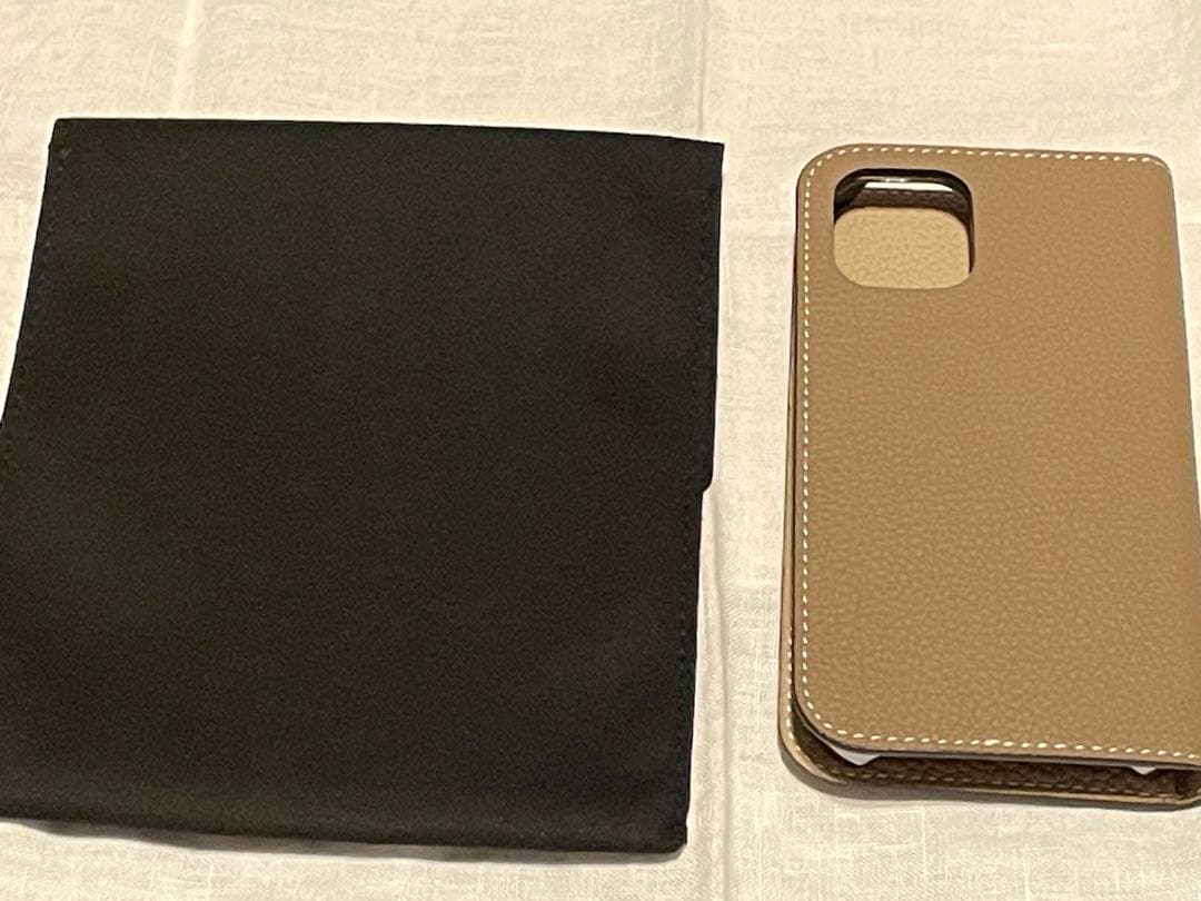 VONAVENTURA スマホケース　iPhone12 mini グレージュ