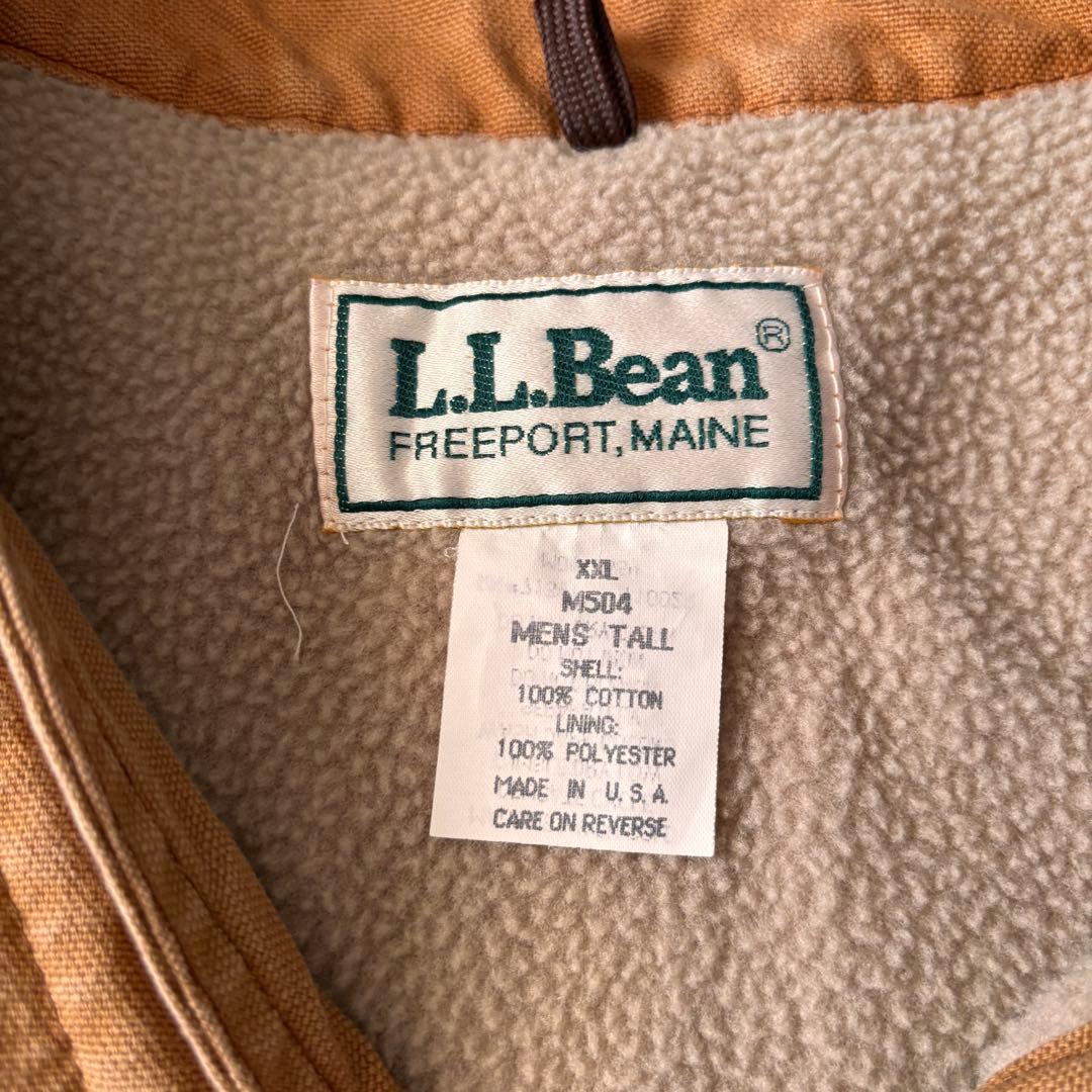 デッド ◎ L.L.BEAN 内ボア ダック ベスト USA製 XXL TALL