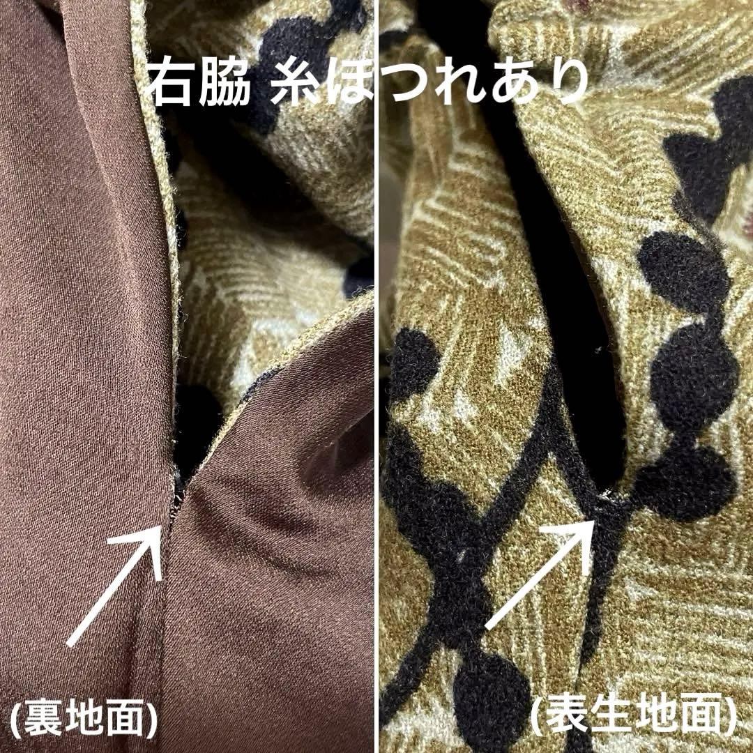 mina perhonen ミナペルホネン ウール100％ 花模様 ワンピース