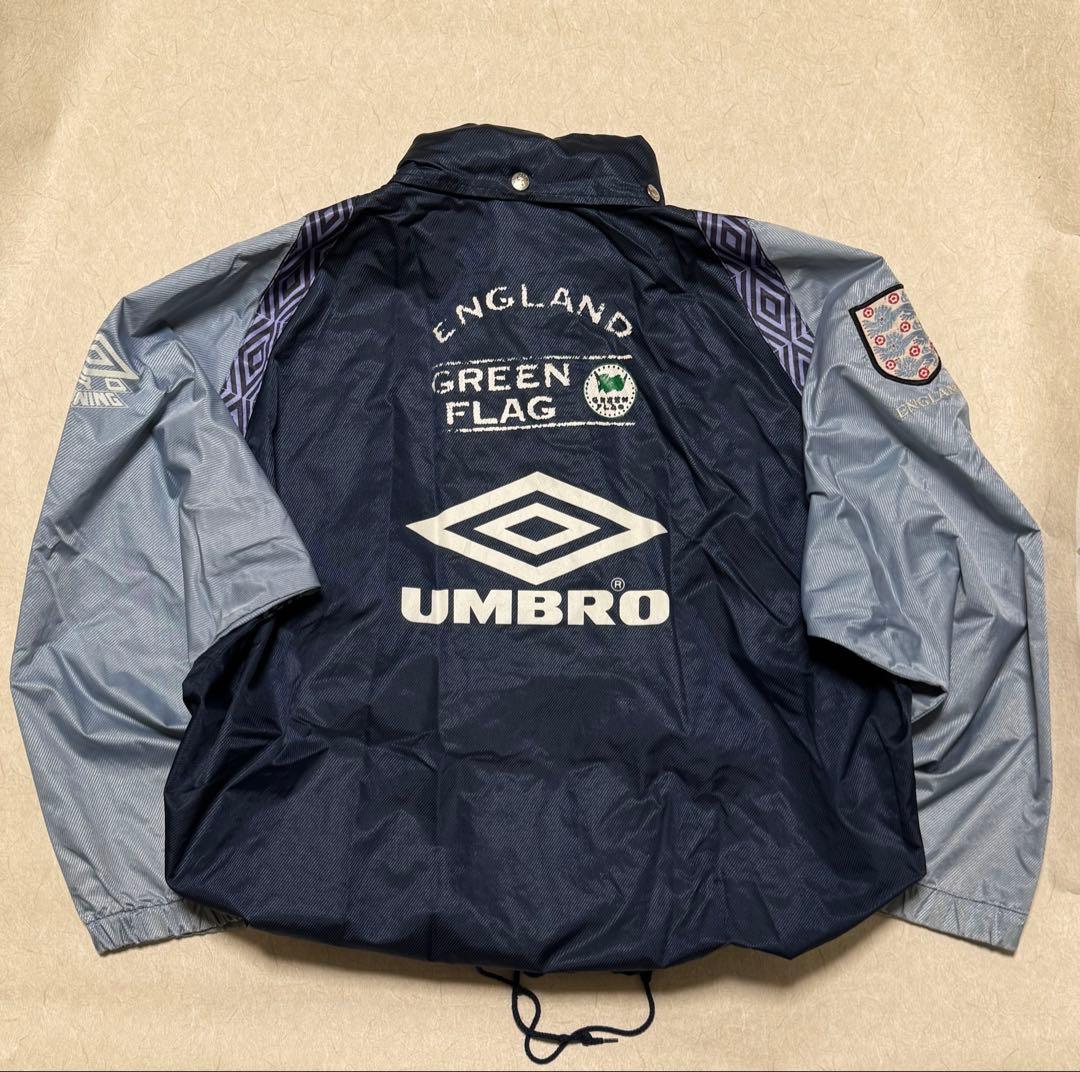 90s アンブロ　イングランド代表　レイン　ジャケット　ナイロン