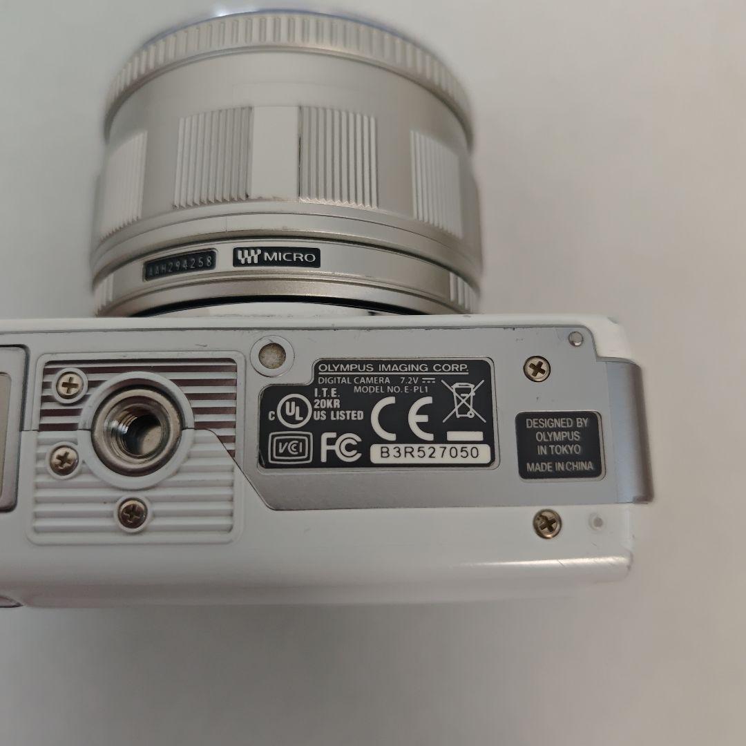 OLYMPUS PEN E-PL1 ホワイト 希少レッドグリップ レンズキット