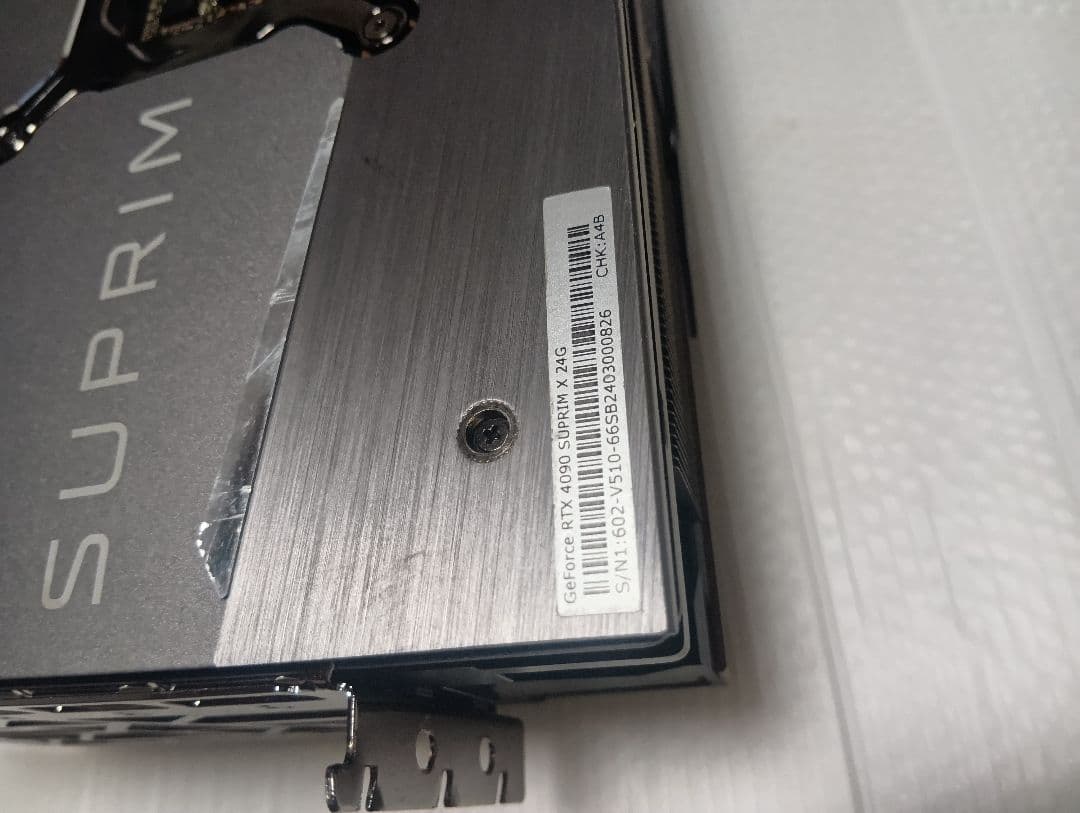 MSI GeForce RTX 4090 SUPRIM ジャンク