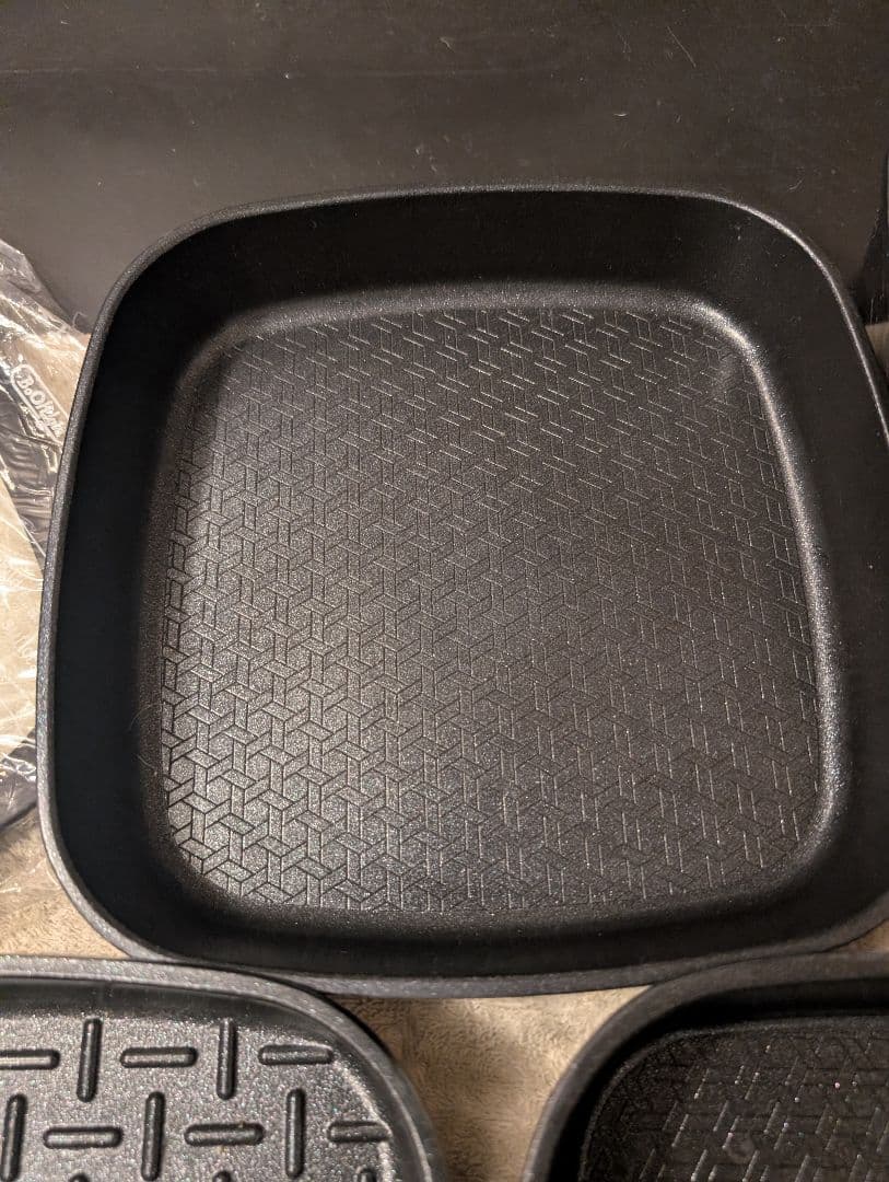 【値下げ】ボオグル　クラッシックブラック　9点セット　IH ガス　取っ手付