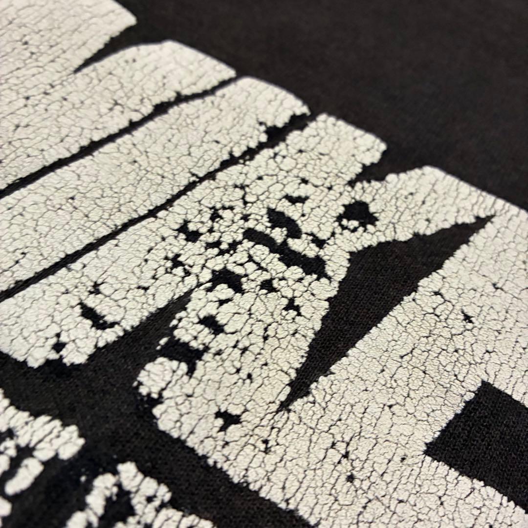 80S NIKE ヴィンテージ スウェット 半袖 XL相当 ブラック