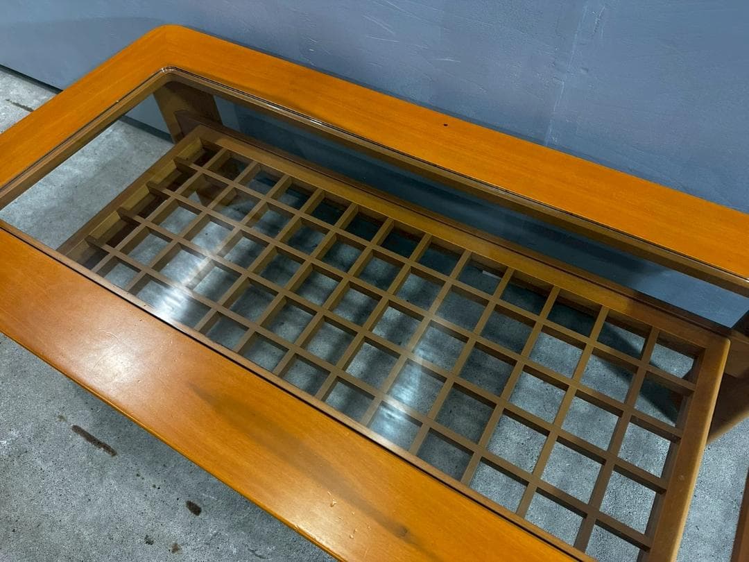 難あり 富士ファニチア ガラステーブル センターテーブル テーブル RW287