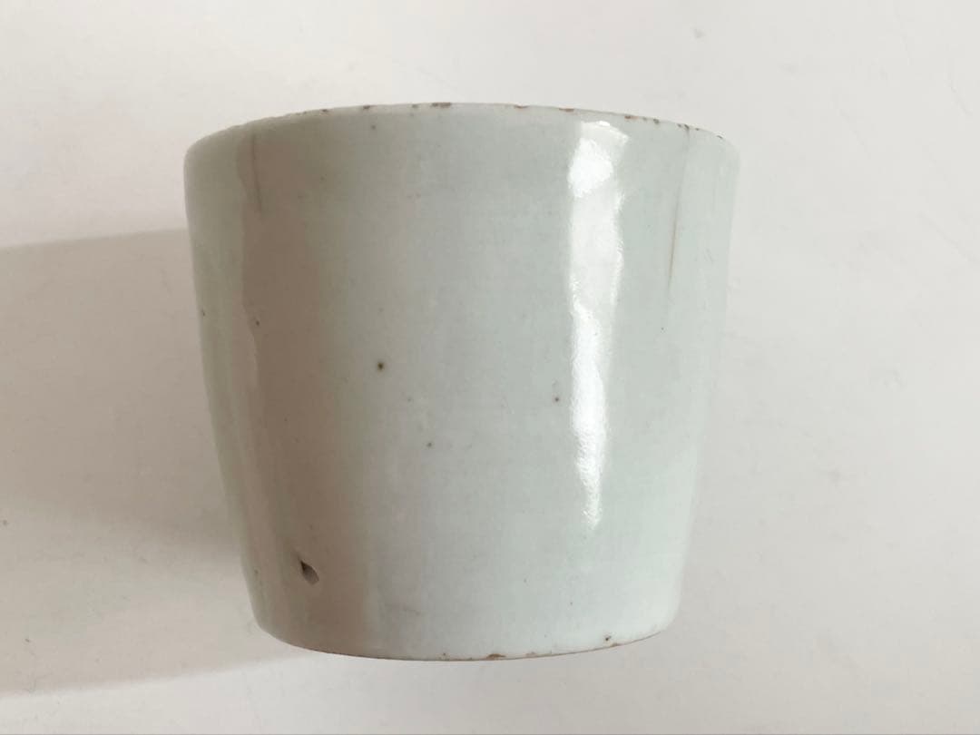 骨董　アンティーク　古伊万里　白磁　蕎麦猪口　ニュウあり